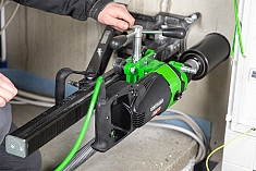 Использование станины для алмазного бурения Eibenstock BST 162 H Использование станины для алмазного бурения Eibenstock BST 162 H