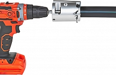 Использование устройства для снятия оксидного слоя с полиэтиленовых труб Gas Fusion УСО-63