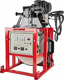 Нагреватель, торцеватель, электрощит в боксе гидравлического стыкового сварочного аппарата для пнд труб Gas Fusion Red-1000