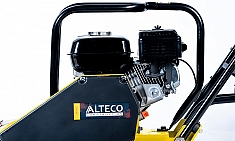 Бензиновая виброплита Alteco E100 TL двигатель Loncin G200F Бензиновая виброплита Alteco E100 TL двигатель Loncin G200F